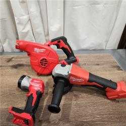 AS-IS M18 18-Volt Lithium-Ion Cordless Combo Kit (9-Tool) with (2) Batteries, Charger, and Tool Bag