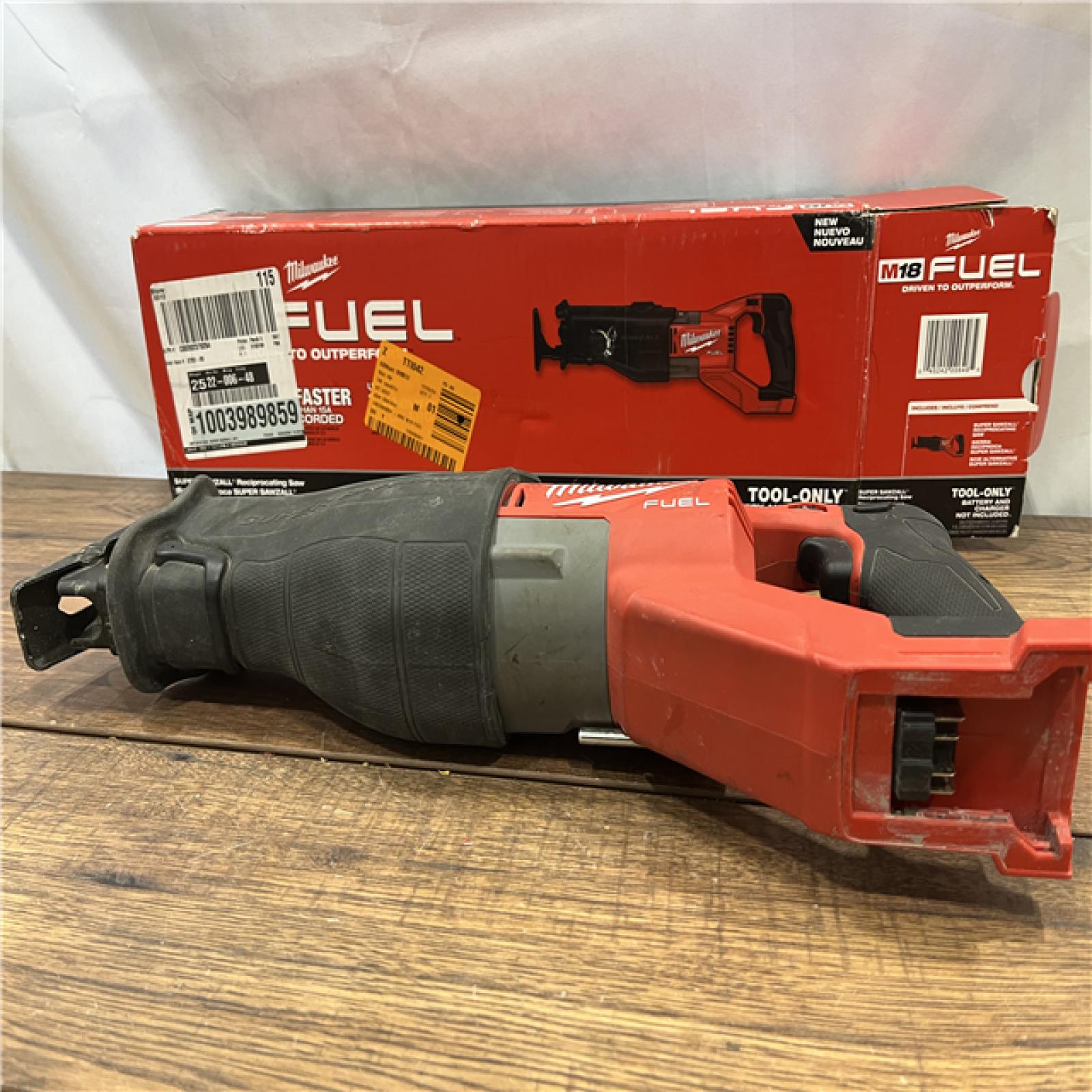 AS IS Milwaukee M18 Fuel 18V Brushless Super Sawzall Reciprocating Saw 2722-20 (Bare Tool)