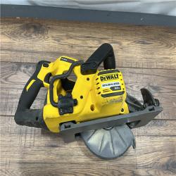 AS-IS DEWALT FLEXVOLT 60V MAX Cordless Brushless 7-1/4 in. Wormdrive Style Circular Saw (Tool Only)