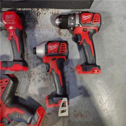 HOUSTON LOCATION - AS-IS (APPEARS LIKE NEW) M18 18V Lithium-Ion Cordless Combo Kit (5-Tool) with (2) Batteries, Charger and Tool Bag