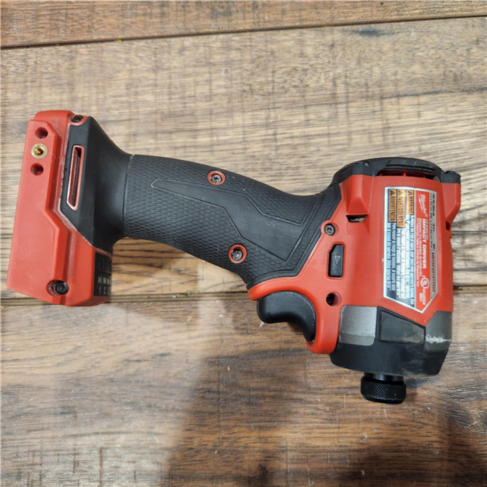 AS-IS Milwaukee 2953-20 18V Lithium-Ion Brushless Cordless 1/4   Hex Impact Driver Bare Tool  Red