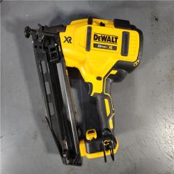 HOUSTON LOCATION - AS-IS (APPEARS LIKE NEW) DeWalt DCN660D1 20V 16 Gauge Cordless Angled Finish Nailer Kit W/ 2Ah Battery