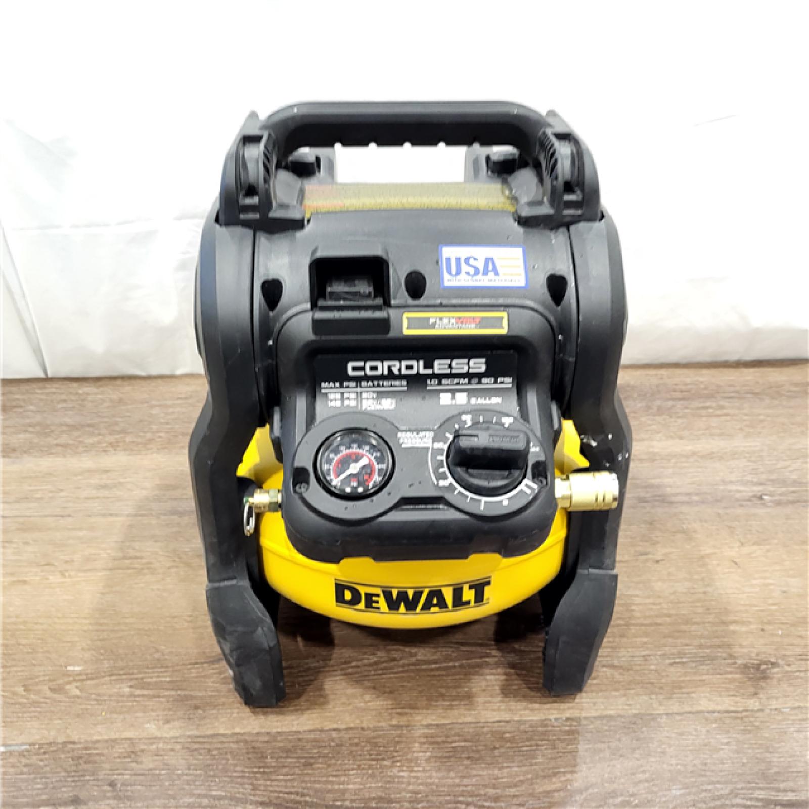 AS-IS DEWALT 20V MAX* 2-1/2 Gal. Brushless Cordless Air Compressor