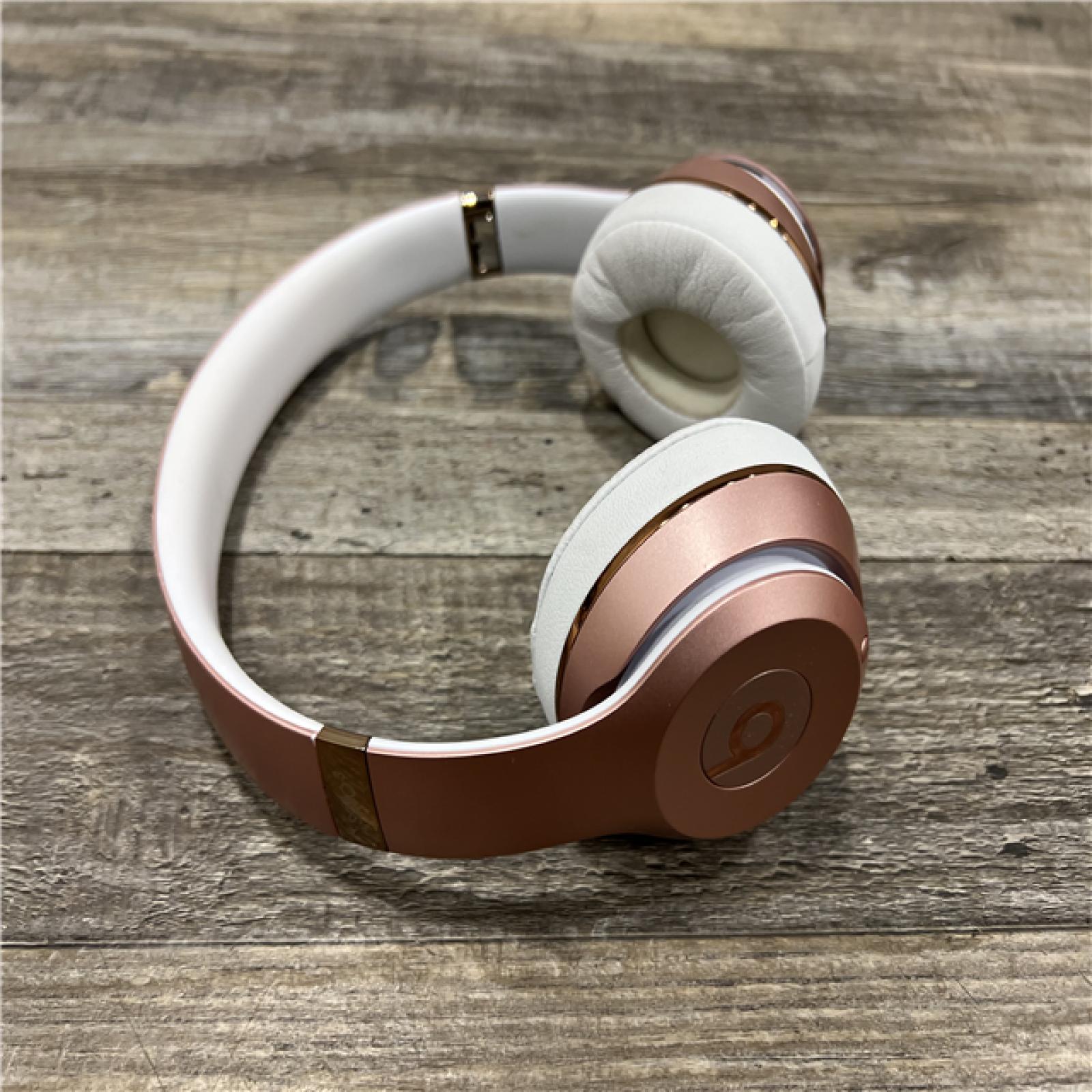 AS-IS Beats Solo3 Wireless On-Ear Headphones - Rose Gold