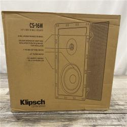 NEW Klipsch CS-16W In Wall Speaker