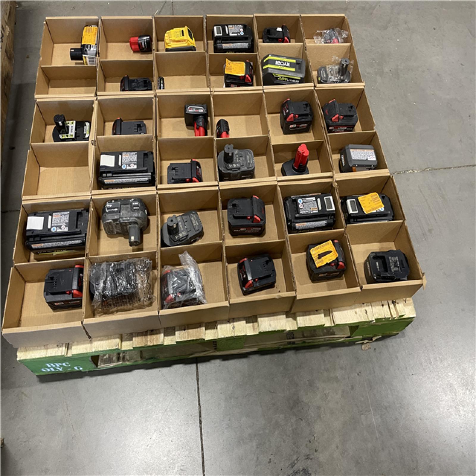 DALLAS LOCATION - AS-IS BATTERY PALLET