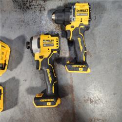 HOUSTON LOCATION - AS-IS DeWalt 20V MAX ATOMIC Cordless Brushless 4 Tool Combo Kit