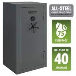 Phoenix Location Appears NEW Total Defense 40-Gun Fire/Waterproof Safe with Electronic Lock and Door Storage TD18-40-GP-E-S(NO Keys)