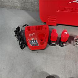 HOUSTON LOCATION - AS-IS Milwaukee M12 Force Logic Press Tool 1/2 in. to 1 in. Kit