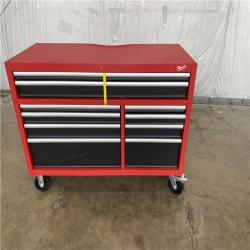 Houston Location AS IS - Milwaukee 56 in. High Capacity Industrial 10- Drawer Steel Storage Cabinet