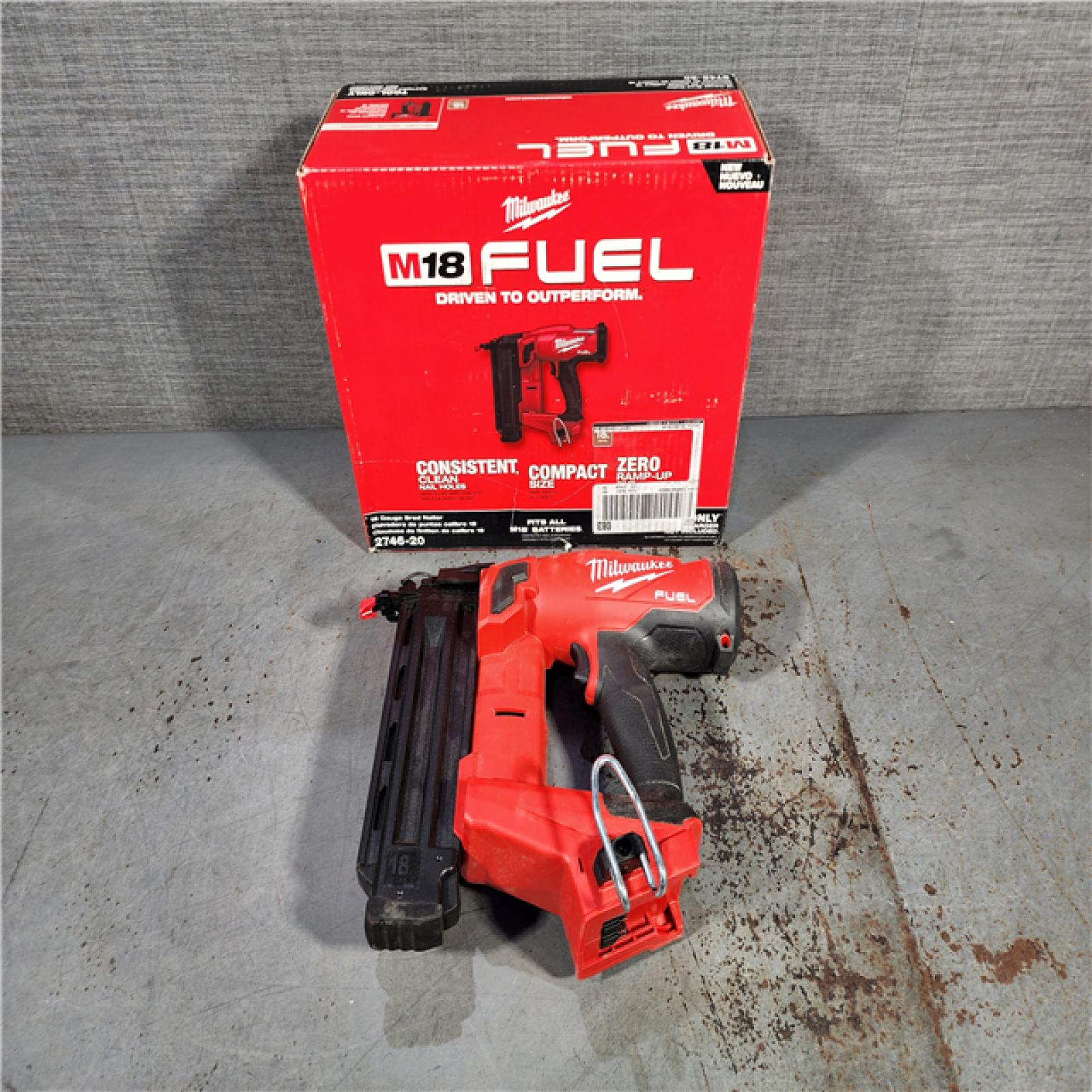 HOUSTON LOCATION - AS-IS Milwaukee M18 Fuel 18V Brushless 18-Gauge Brad Nailer 2746-20 (Bare Tool)