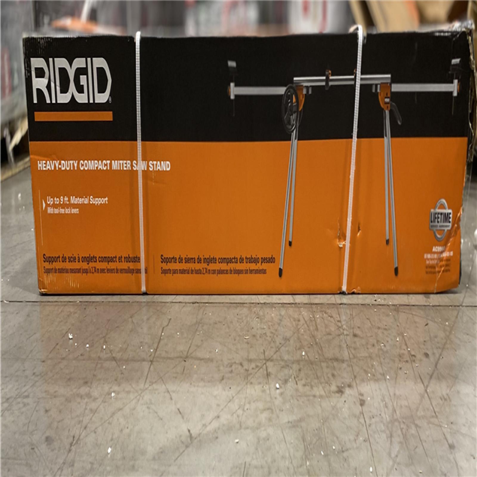 DALLAS LOCATION -  RIDGID Professional Compact Miter Saw Stand