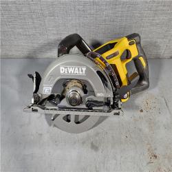 HOUSTON LOCATION - AS-IS DEWALT FLEXVOLT 60V MAX Cordless Brushless 7-1/4 in. Wormdrive Style Circular Saw (Tool Only)