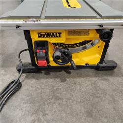 As-Is  DEWALT 15 Amp Corded 8-1/4 in. Compact Portable Jobsite Table Saw