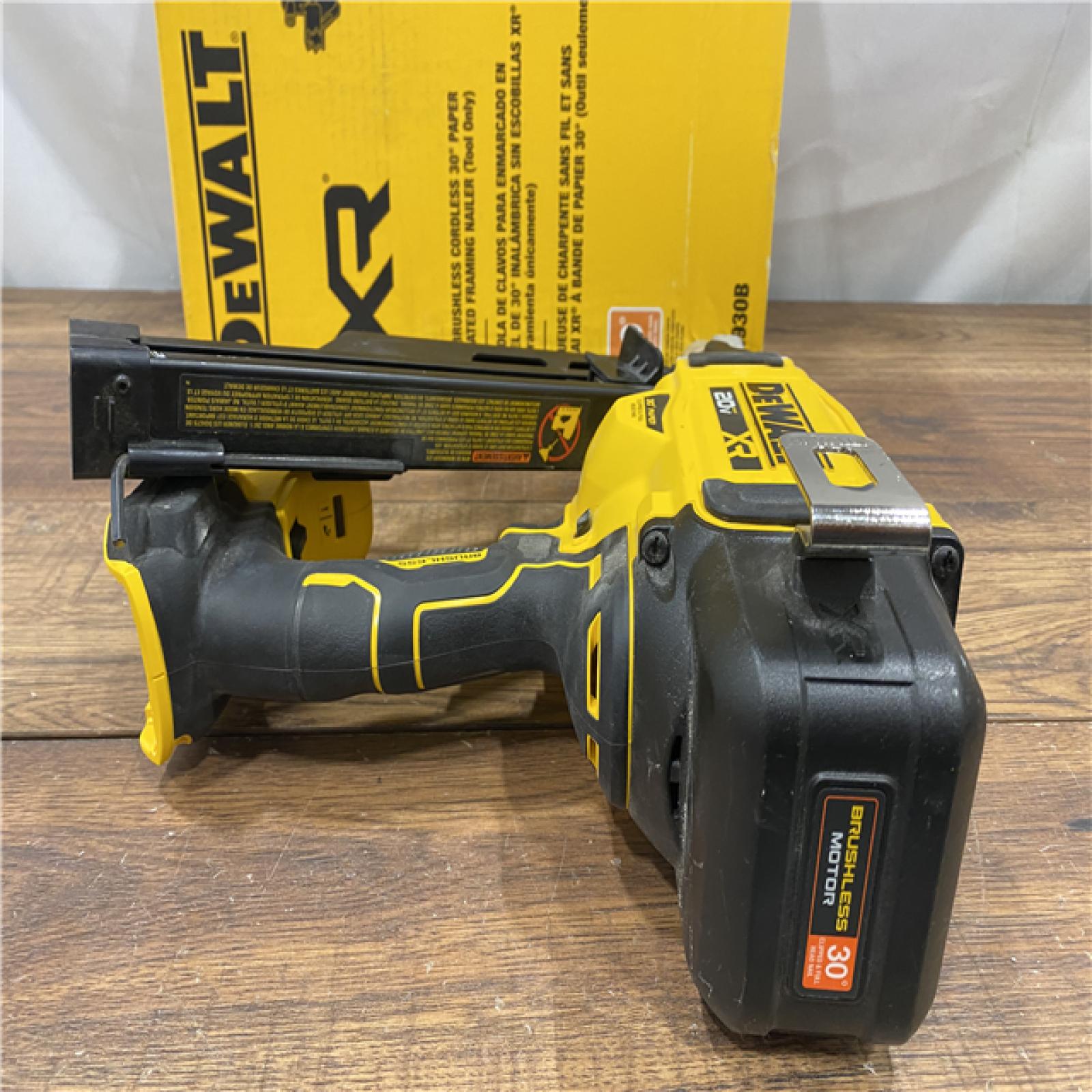 AS IS DEWALT 20-Volt 30Â° Cordless Framing Nailer (Tool-Only)