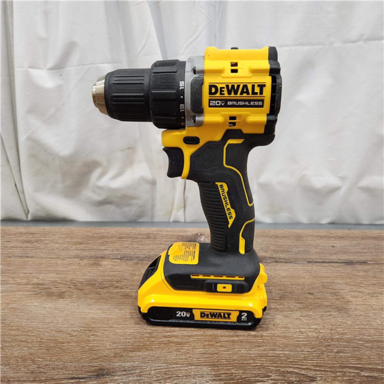 AS-IS DeWalt ATOMIC COMPACT SERIESâ„¢ 20V MAX* Brushless Cordless 1/2 in. Drill/Driver