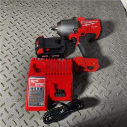 Houston Location AS-IS Milwaukee  18V Cordless 1/2  Impact Wrench with Friction Ring Kit Appears IN GOOD Condition