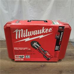 AS-IS Milwaukee M12 Force Logic Press Tool 1/2 in. to 1 in. Kit