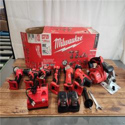 Good Milwaukee M18 Lithium-Ion Cordless Variable Speed LED Light (7-Tool) Combo Kit