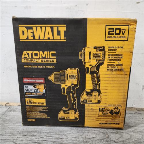 Phoenix Location DEWALT ATOMIC 20-Volt MAX Lithium-Ion Cordless Combo Kit (2-Tool) with (2) 2.0Ah Batteries, Charger and Bag