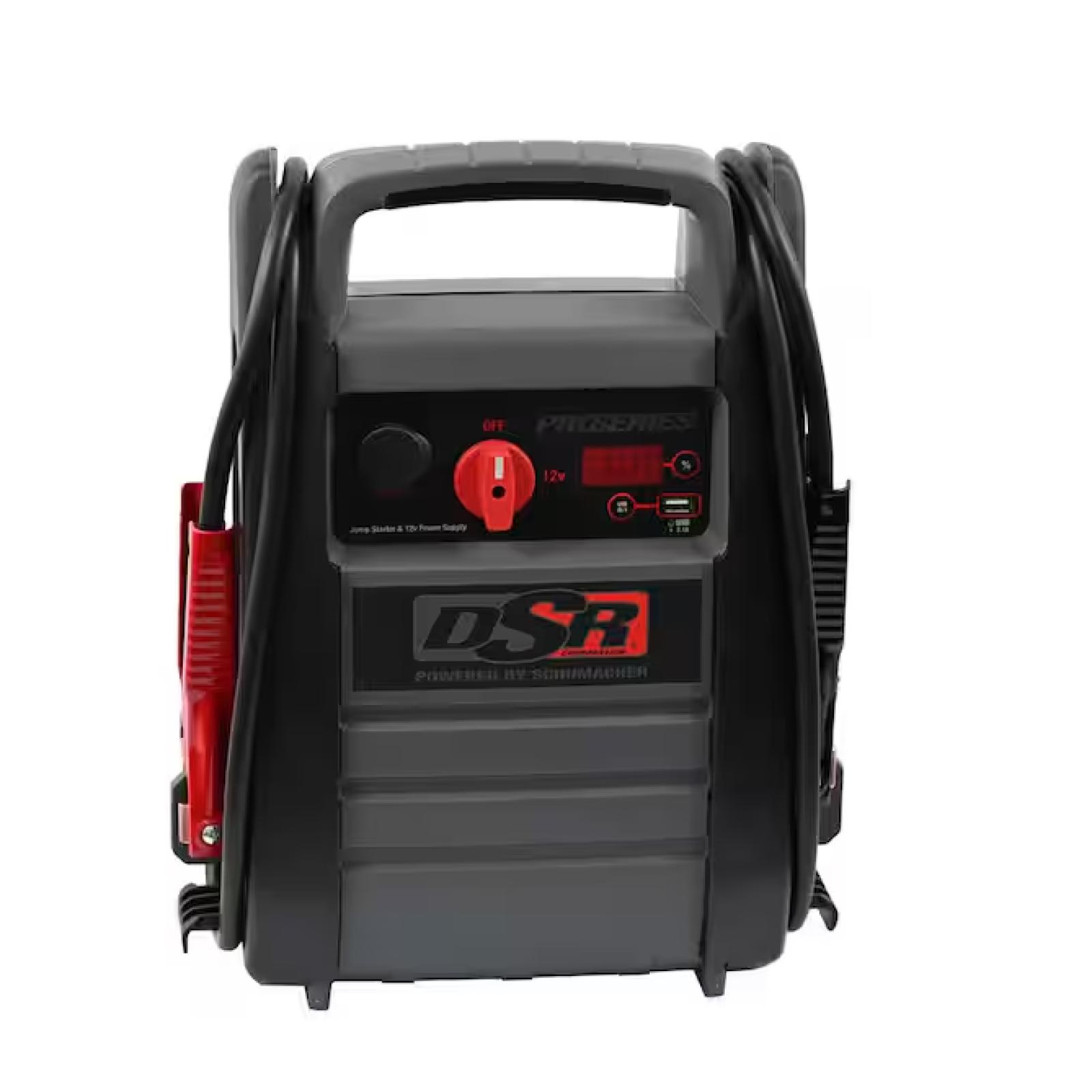 NEW! - Schumacher Electric DSR Professional Grade Automotive 2200 Peak Amp 12-Volt Jump Starter and Portable Power Station