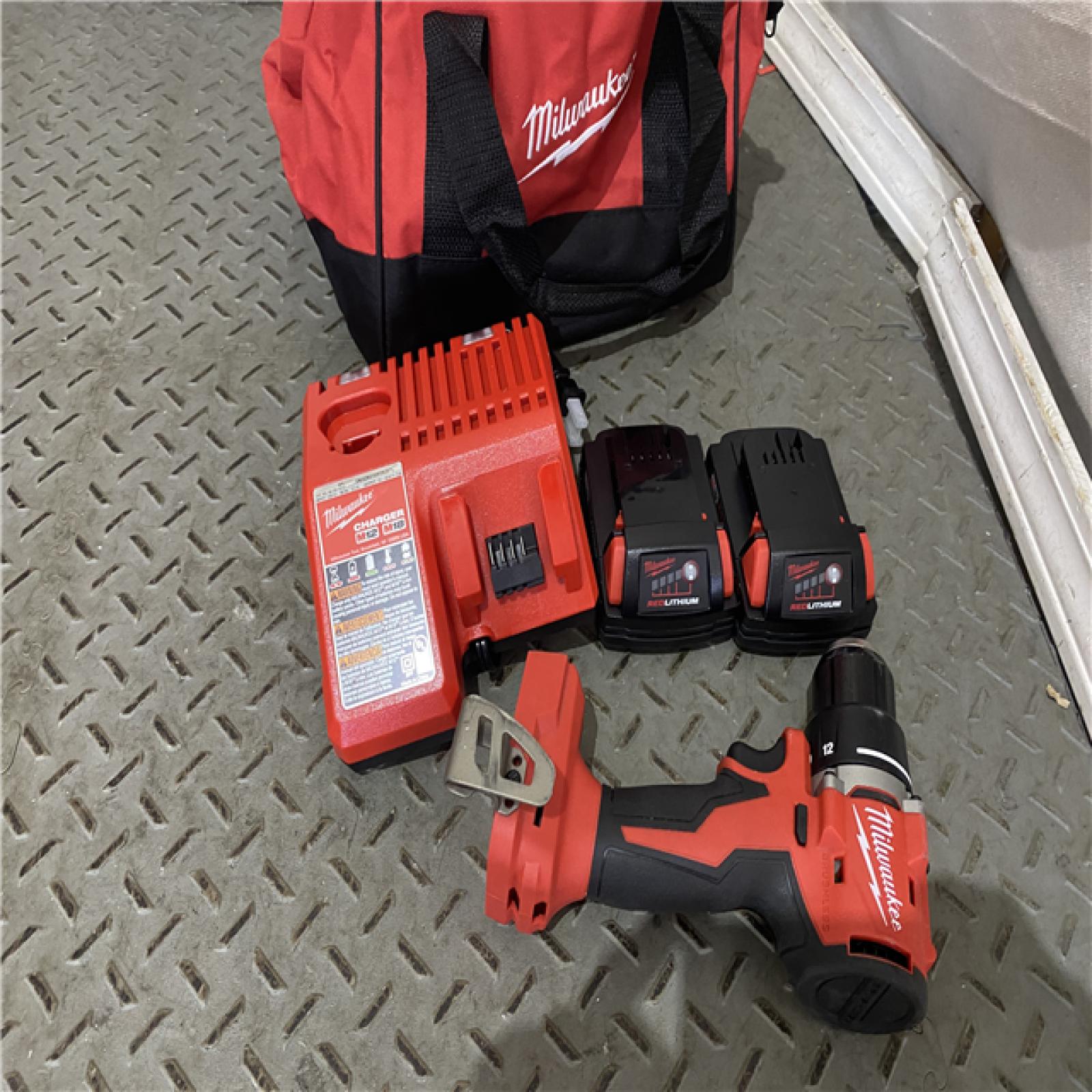 Houston location AS-IS Milwaukee M18 3601-22CT Drill/Driver Kit  Battery Included  18 V  1/2 in Chuck