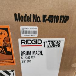 Phoenix Location NEW RIDGID Cordless Drain Cleaning Machine: Cordless, K-4310 FXP, FXP, For 4 in to 10 in Pipe, Auto