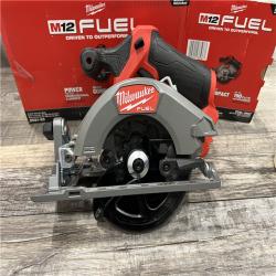 AS-IS MILWAUKEE M12 FUEL 12V Lithium-Ion Brushless 5-3/8 in. Cordless Circular Saw (Tool-Only)