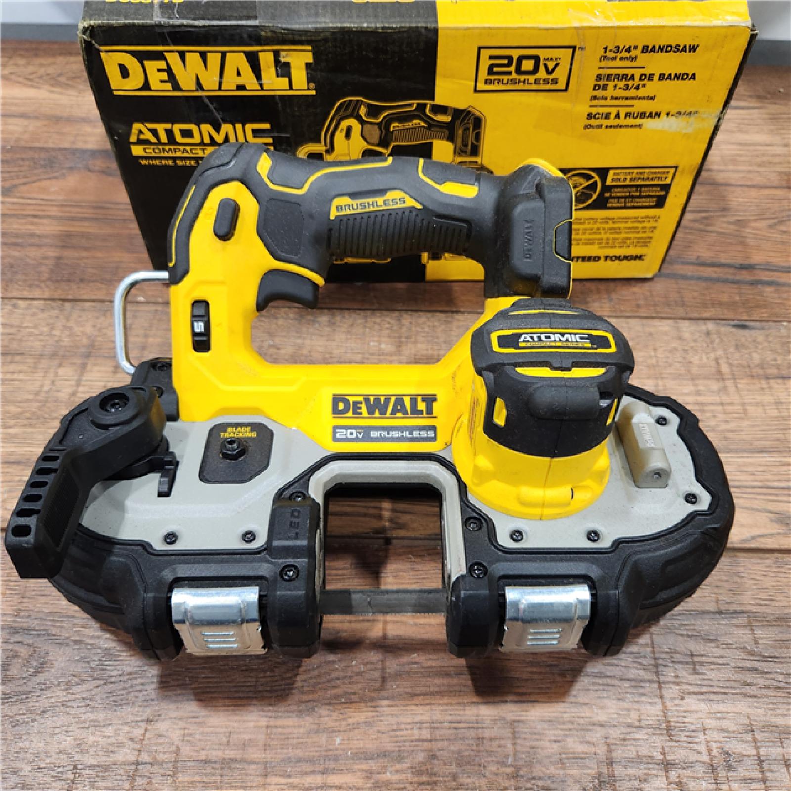 AS-IS Dewalt DCS377B 20V MAX ATOMIC Brushless Cordless 1-3/4  Compact Bandsaw