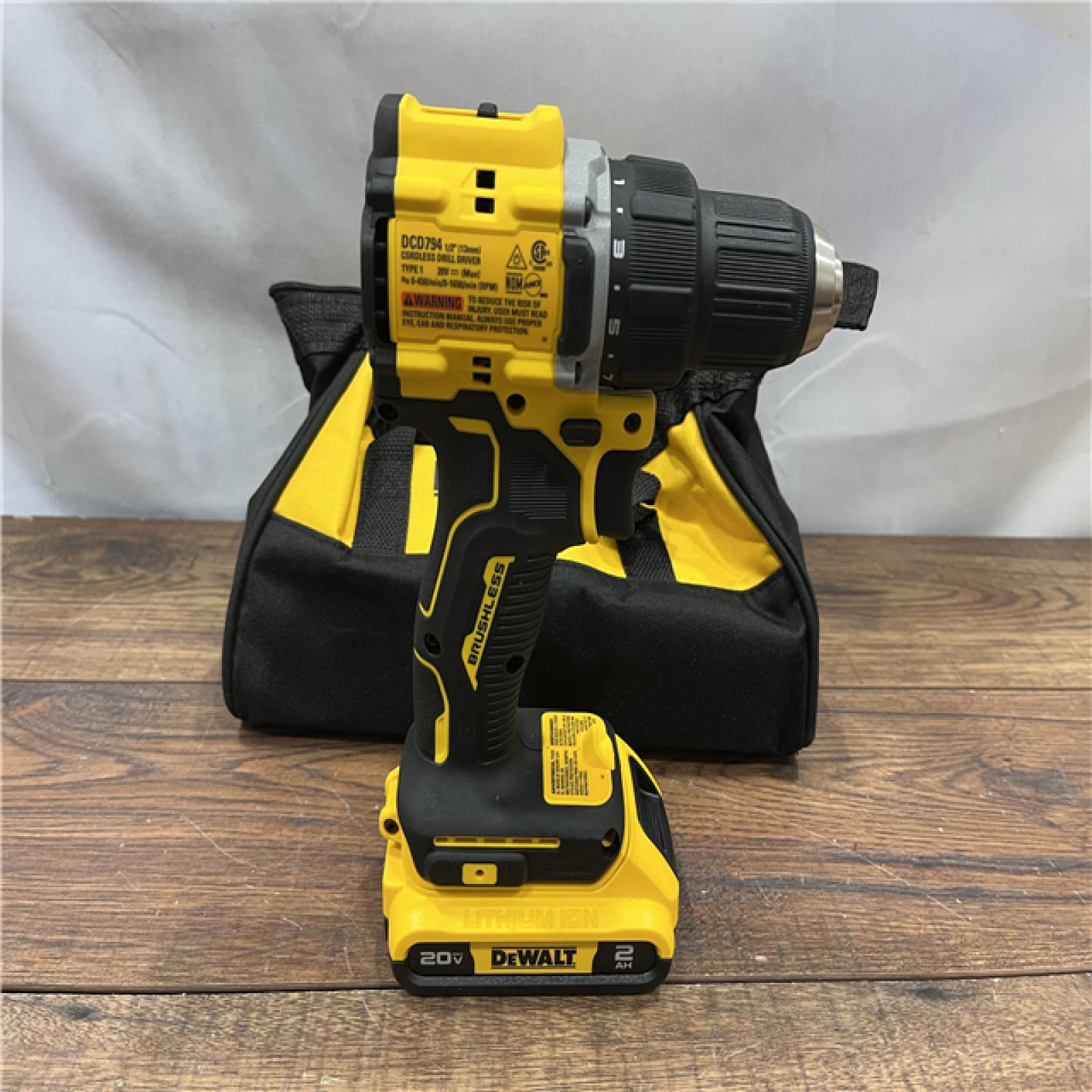 AS IS DeWalt ATOMIC COMPACT SERIESâ„¢ 20V MAX* Brushless Cordless 1/2 in. Drill/Driver