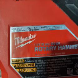 CALIFORNIA AS-IS MILWAUKEE 1-3/4 SDS MAX ROTARY HAMMER