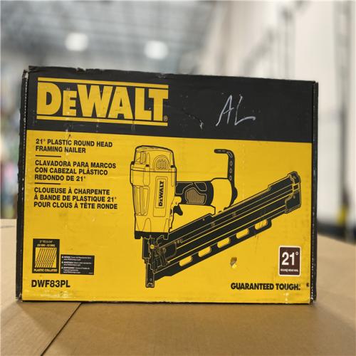 NEW! -  DEWALT Pneumatic 21-Degree Collated Corded Framing Nailer