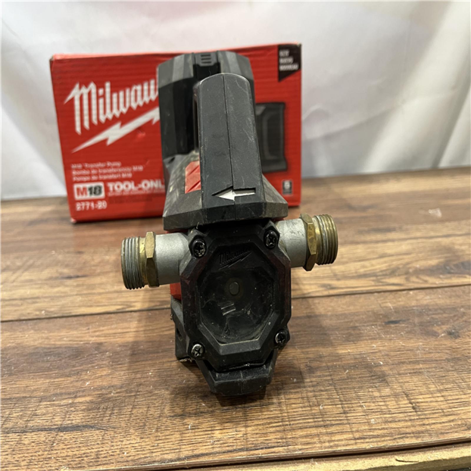 AS-IS MILWAUKEE M18 18-Volt 1/4 HP Lithium-Ion Cordless Transfer Pump (Tool Only)