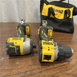 AS-ISDewalt DCK225D2 20V MAX ATOMIC Brushless Compact Lithium-Ion 1/2 in. Cordless Drill Driver and 1/4 in. Impact Driver Combo Kit with 2 Batteries 2 Ah