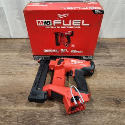 AS-IS M18 FUEL 18-Volt Lithium-Ion Brushless Cordless 18-Gauge 1/4 in. Narrow Crown Stapler (Tool-Only)