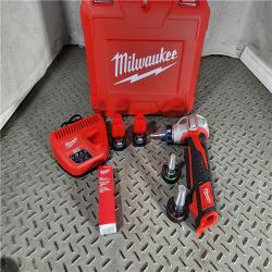 HOUSTON LOCATION - AS-IS M12 12-Volt Lithium-Ion Cordless PEX Expansion Tool Kit with (2) 1.5 Ah Batteries, (3) Expansion Heads and Hard Case