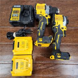 AS-IS DEWALT 20V MAX XR Brushless Cordless Drill/Impact Driver (2-Tool) Combo Kit