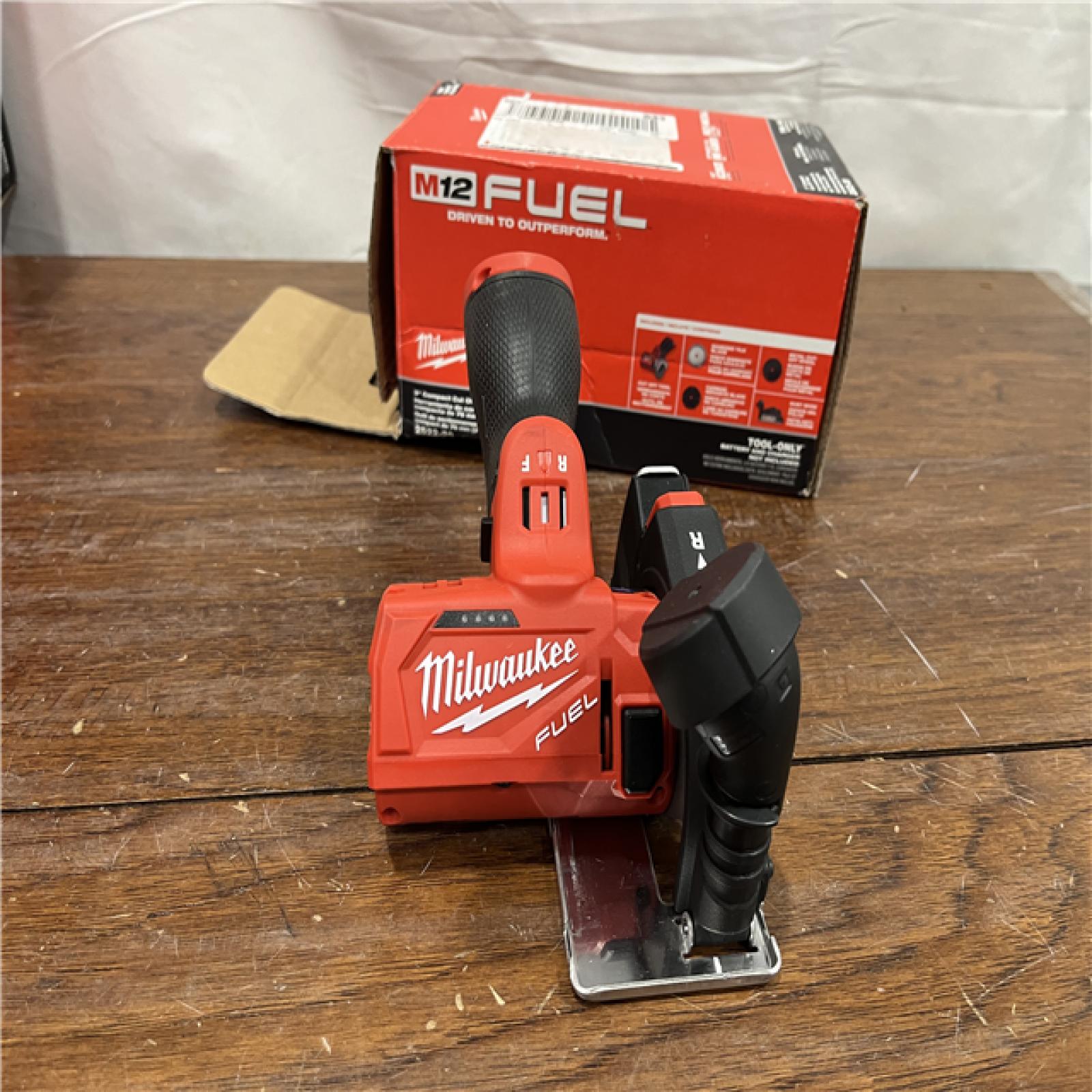 AS-IS M12 FUEL 12V Lithium-Ion Brushless Cordless 3 in. Cut Off Saw (Tool-Only)