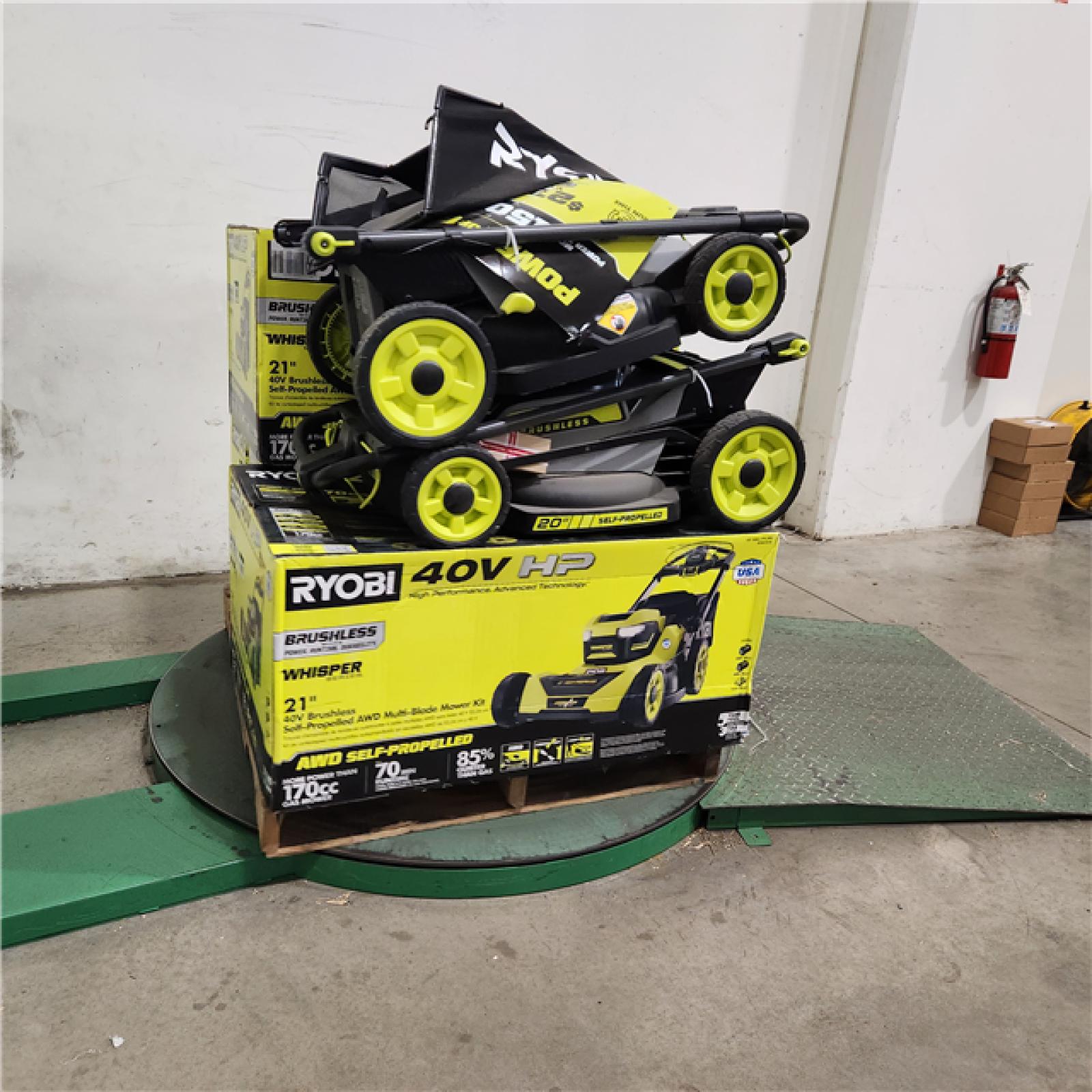 Dallas Location - As-Is Ryobi Lawn Mower Pallet (Lot Of 5)