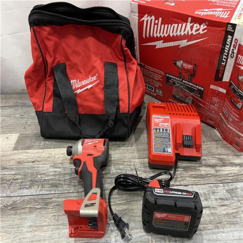 AS-IS Milwaukee Compact Brushless 1/4  Hex Impact Driver Kit