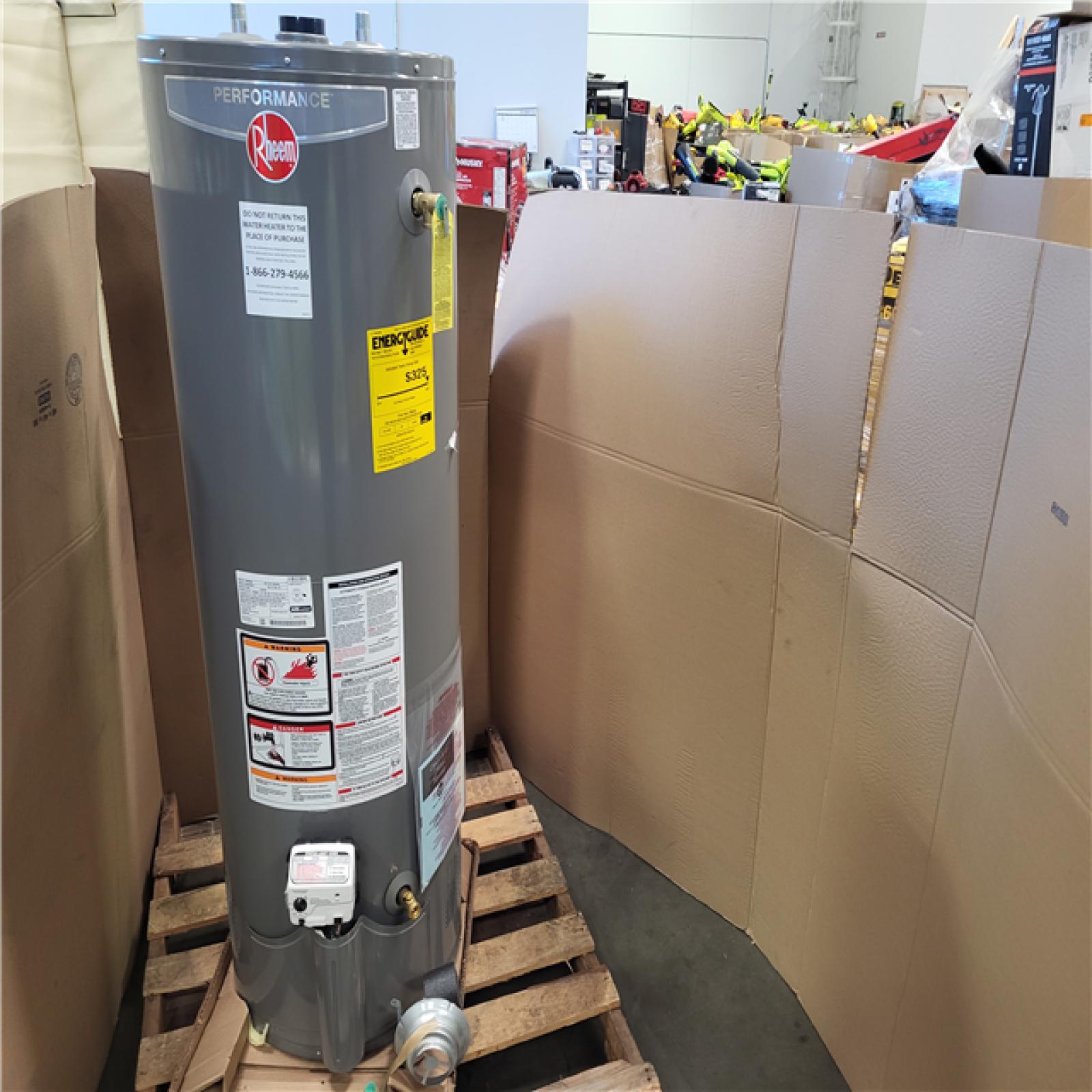 CALIFORNIA AS-IS RHEEM PERFORMANCE WATER HEATER