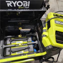 Dallas Location - As-Is RYOBI 80V HP Brushless 42 in. Battery Riding Mower (2) 80V Batteries