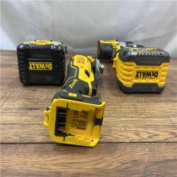 AS IS DEWALT 20-Volt Lithium-Ion Cordless 3-Tool Combo Kit with FLEXVOLT 9 Ah and 20V 6 Ah Batteries and Charger