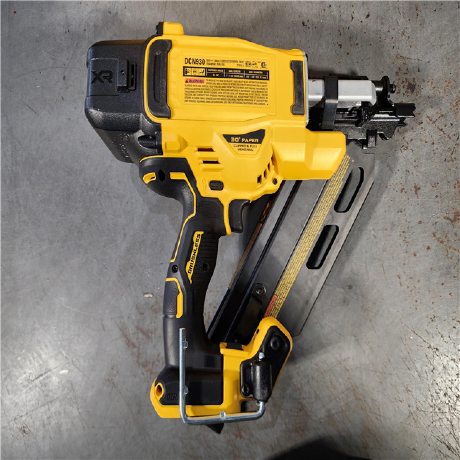 HOUSTON LOCATION - AS-IS DEWALT 20-Volt 30Â° Cordless Framing Nailer (Tool-Only)