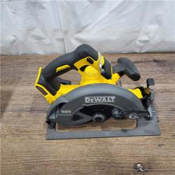 AS-IS DEWALT FLEXVOLT 60V MAX Brushless 7-1/4 Cordless Circular Saw with Brake Kit