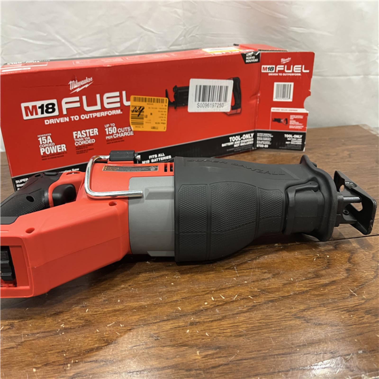 AS-IS Milwaukee M18 Fuel 18V Brushless Super Sawzall Reciprocating Saw 2722-20 (Bare Tool)