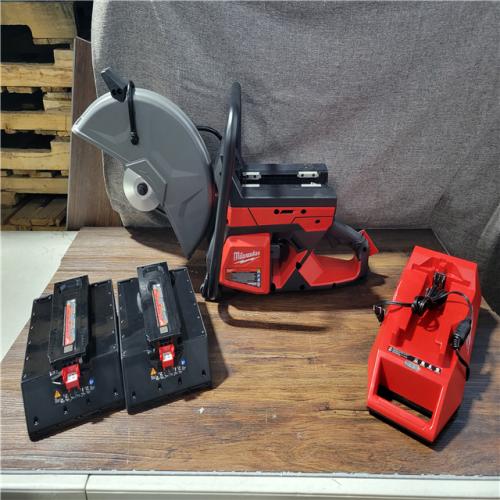 CALIFORNIA NEW MILWAUKEE 14 CUT-OFF SAW (2 BATTERIES, CHARGER, AND BAG INCLUDED)