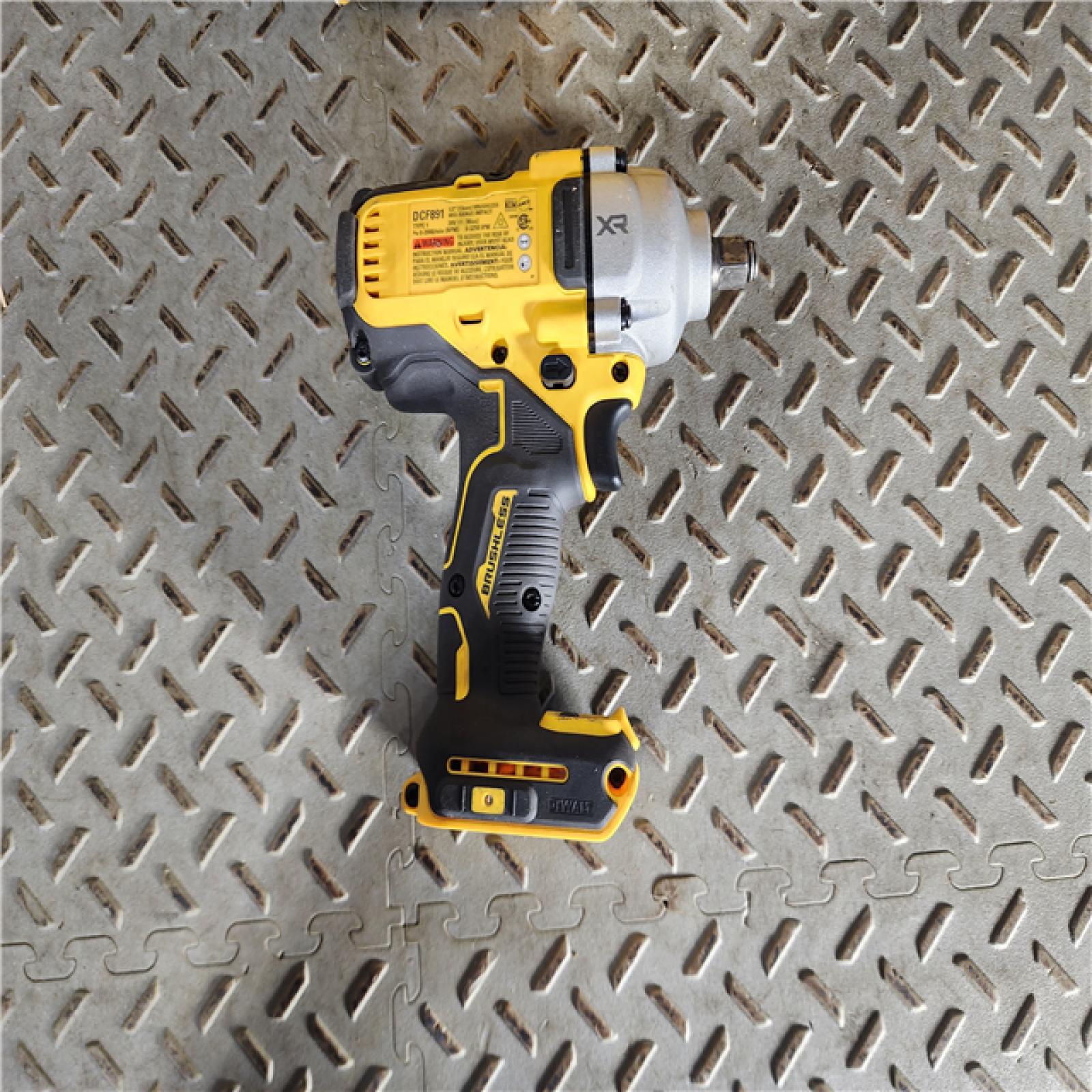 HOUSTON LOCATION - AS-IF DEWALT 20-Volt MAX XR Cordless 1/2 in. Impact Wrench (Tool-Only) (DCF891B)