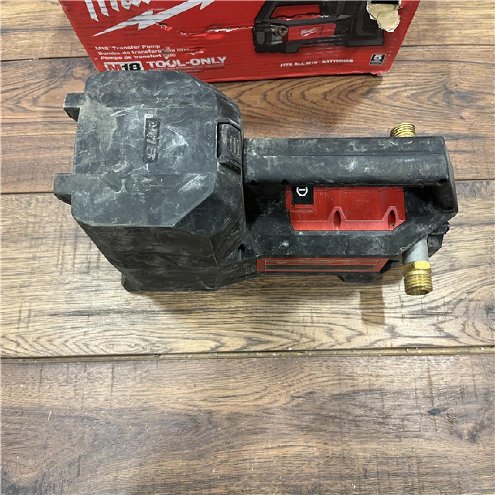 AS-IS MILWAUKEE M18 18-Volt 1/4 HP Lithium-Ion Cordless Transfer Pump (Tool Only)