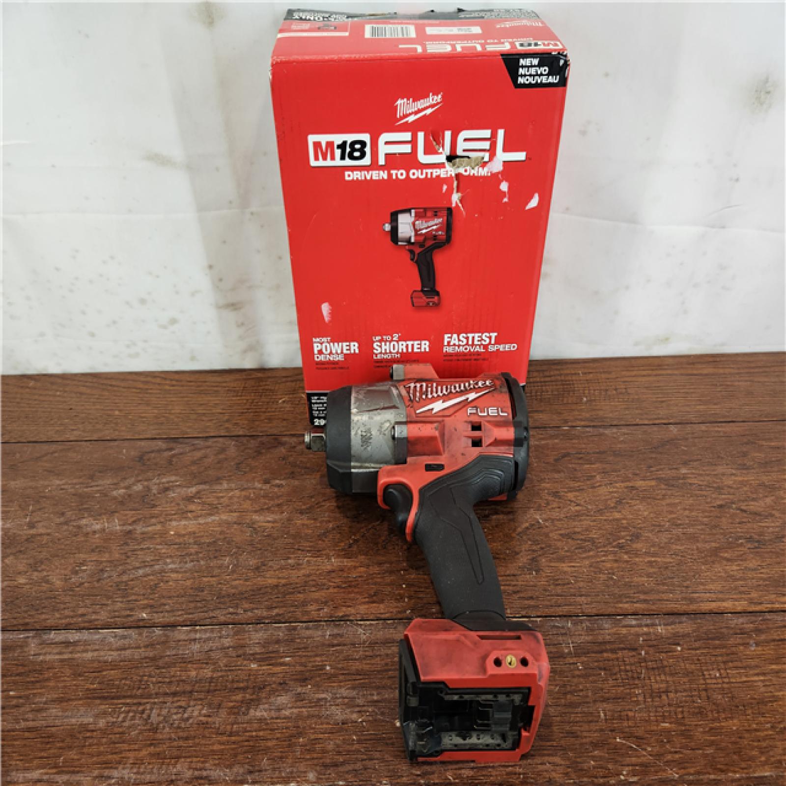 AS-IS Milwaukee M18 FUEL Brushless Cordless 1/2 in. Impact Wrench (Tool Only)